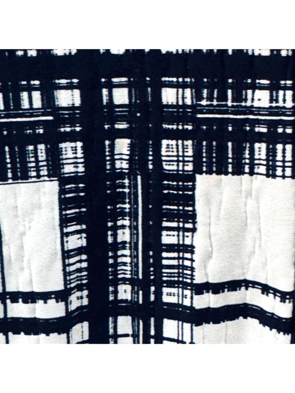 Vintage J Uptown USA Palazzo Pants Size L Black White Plaid Mod Wild Retro Y2K - Picture 5 of 8
